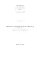 Strateška analiza organizacije – praktičan primjer