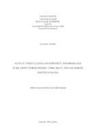 Sustav upravljanja sigurnošću informacija sukladno normi ISO/IEC 27001:2013 u financijskim institucijama