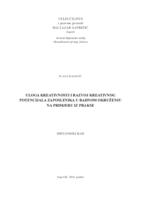 Uloga kreativnosti i razvoj kreativnog potencijala zaposlenika u radnom okruženju na primjeru iz prakse