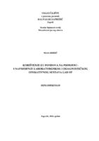 Korištenje EU fondova na primjeru - unapređenje Laboratorijskog i Dijagnostičkog Operativno sustava - LAB OP