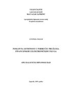 Poslovna izvrsnost u području pružanja financijskih i elektroničkih usluga