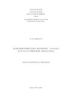 Elektroenergetska sigurnost – analiza slučaja na primjeru Grada Sinja