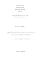 prikaz prve stranice dokumenta Primjena tehnika financijske analize u ocjeni financijskih perfomanci poduzeća