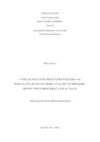 prikaz prve stranice dokumenta Utjecaj računovodstvenih politika na pokazatelje financijske analize na primjeru mesne industrije Braća Pivac d. o. o.